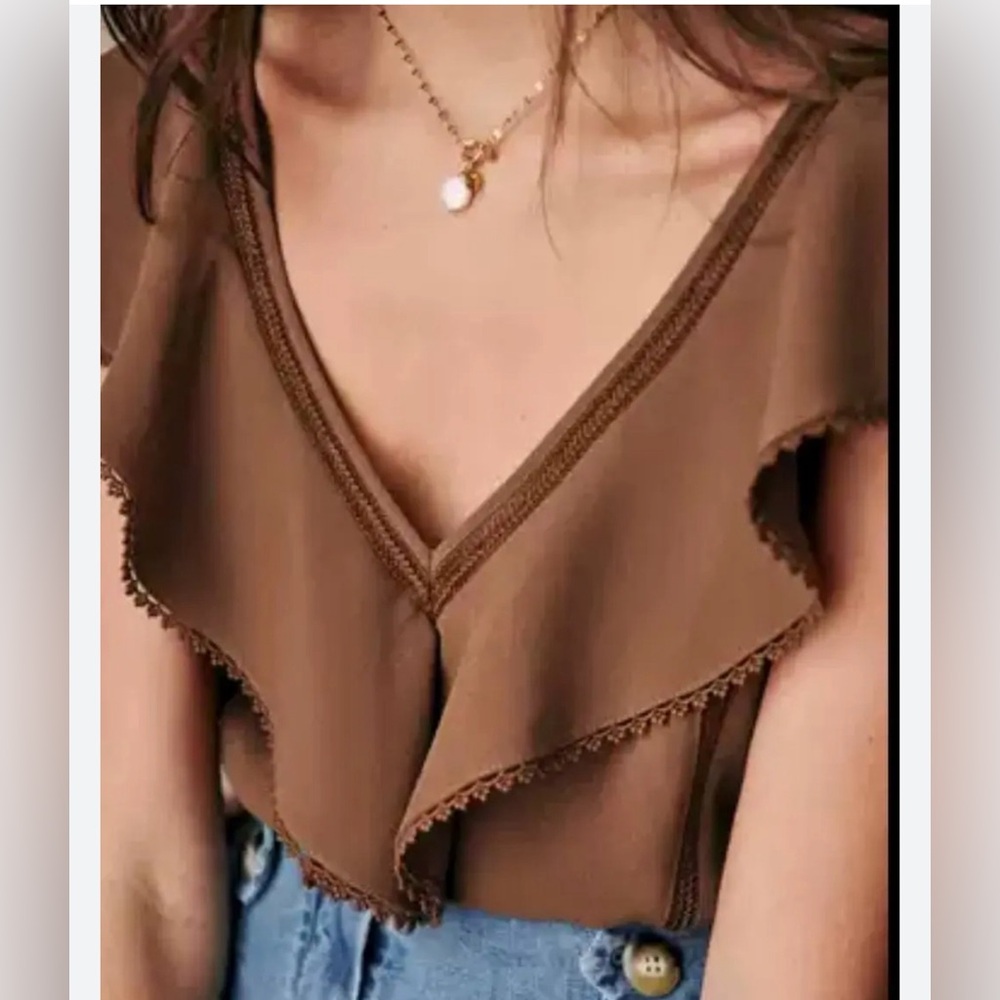 Sezane manette blouse